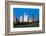 Houston Skyline at Night from Eleanor Tinsley Park, Texas, United States of America, North America-Kav Dadfar-Framed Photographic Print