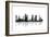 Houston Texas Skyline BG 1-Marlene Watson-Framed Giclee Print