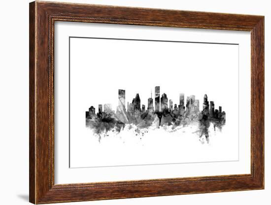 Houston Texas Skyline-Michael Tompsett-Framed Art Print