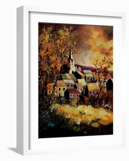 Houyet in Autumn 45-Pol Ledent-Framed Art Print