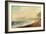 Hove Beach, C.1824 (Oil on Paper on Panel)-John Constable-Framed Giclee Print