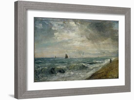 Hove Beach, East Sussex-John Constable-Framed Giclee Print