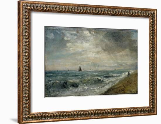 Hove Beach, East Sussex-John Constable-Framed Giclee Print