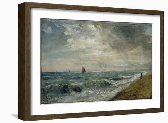 Hove Beach, East Sussex-John Constable-Framed Giclee Print