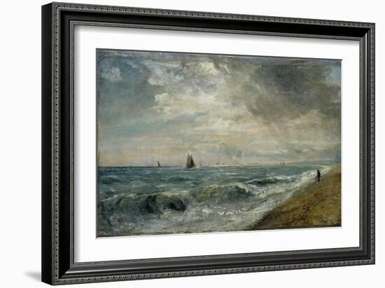 Hove Beach, East Sussex-John Constable-Framed Giclee Print