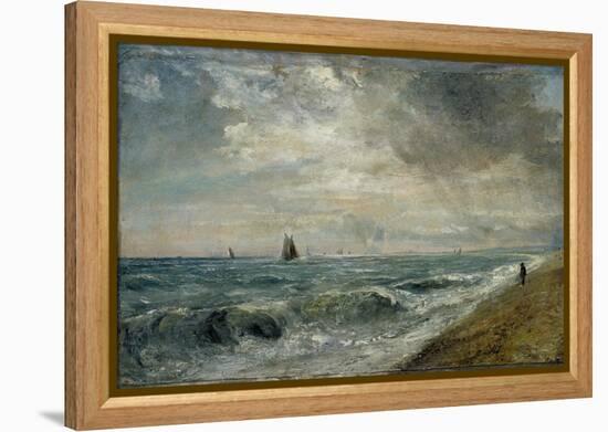 Hove Beach, East Sussex-John Constable-Framed Premier Image Canvas