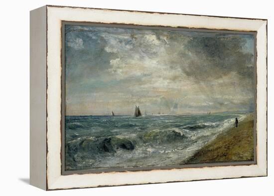 Hove Beach, East Sussex-John Constable-Framed Premier Image Canvas