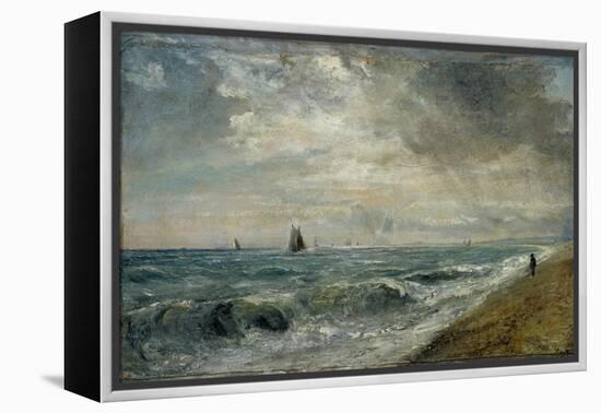 Hove Beach, East Sussex-John Constable-Framed Premier Image Canvas