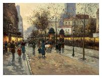 Parisian Outdoor Market-Hovely-Art Print