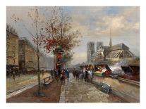 Parisian Outdoor Market-Hovely-Art Print