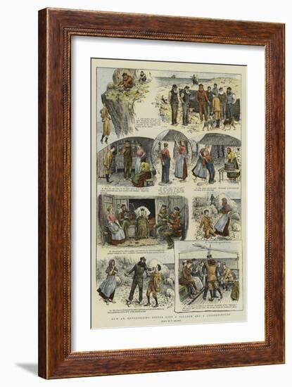 How an Enterprising Editor Lost a Balloon and a Correspondent-William Ralston-Framed Giclee Print