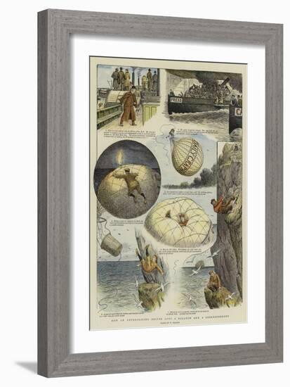 How an Enterprising Editor Lost a Balloon and a Correspondent-William Ralston-Framed Giclee Print