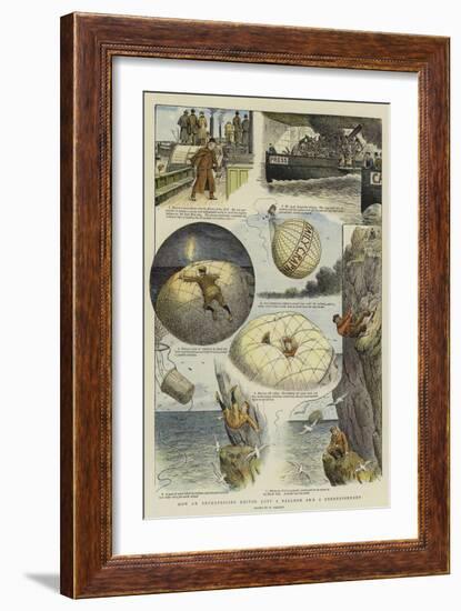 How an Enterprising Editor Lost a Balloon and a Correspondent-William Ralston-Framed Giclee Print