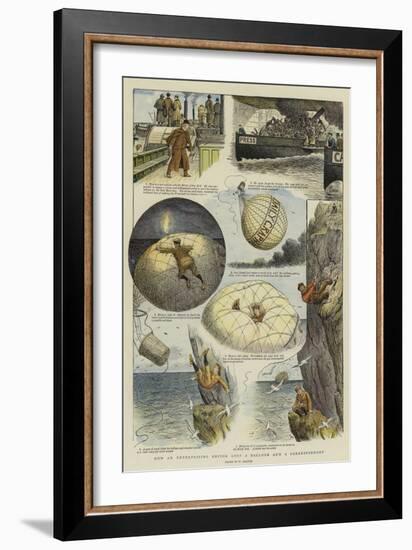 How an Enterprising Editor Lost a Balloon and a Correspondent-William Ralston-Framed Giclee Print