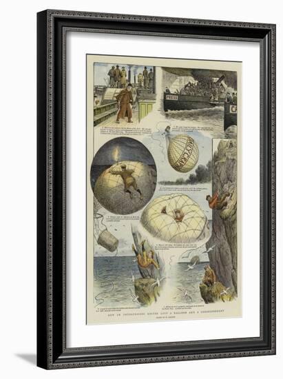 How an Enterprising Editor Lost a Balloon and a Correspondent-William Ralston-Framed Giclee Print