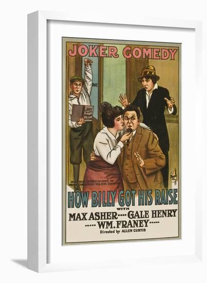 How Billy Got His Raise-Joker Comedy-Framed Art Print