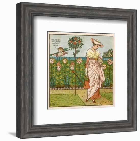 How Does My Lady's Garden Grow?-null-Framed Giclee Print