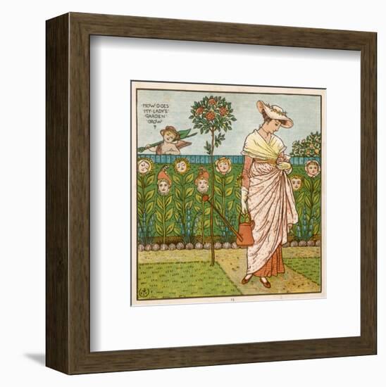 How Does My Lady's Garden Grow?-null-Framed Giclee Print