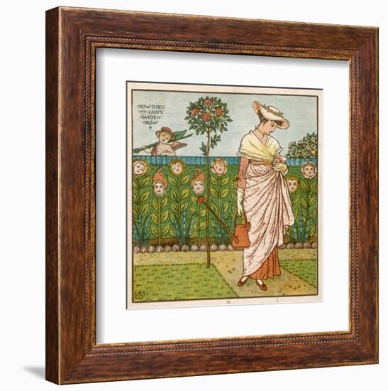 How Does My Lady's Garden Grow?-null-Framed Art Print