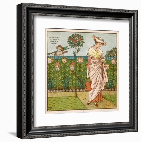 How Does My Lady's Garden Grow?-null-Framed Art Print