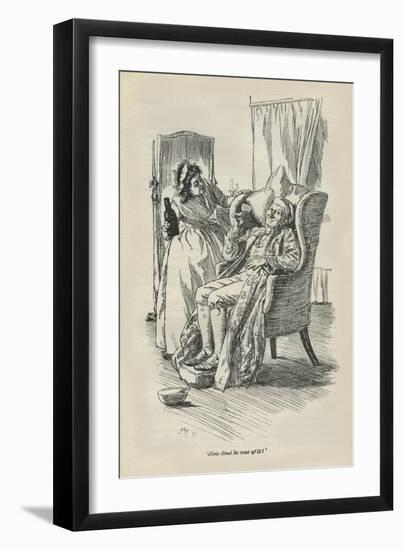 How fond he was of it, 1896-Hugh Thomson-Framed Giclee Print