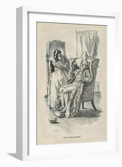 How fond he was of it, 1896-Hugh Thomson-Framed Giclee Print