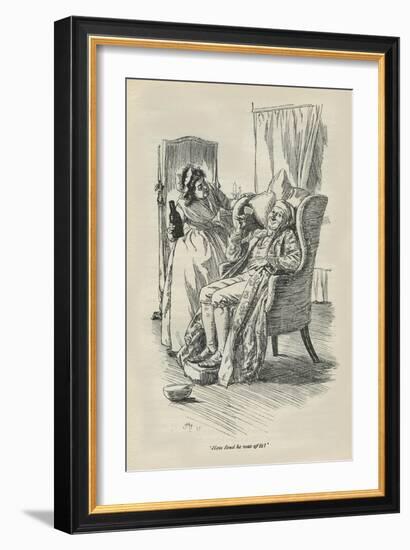 How fond he was of it, 1896-Hugh Thomson-Framed Giclee Print