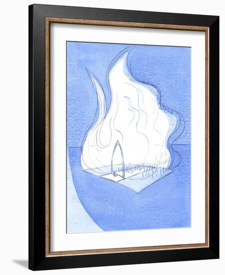 How Glorious is the Sacred Space of Our Churches, Where Holy Mass is Offered. How Fervently Ought W-Elizabeth Wang-Framed Giclee Print