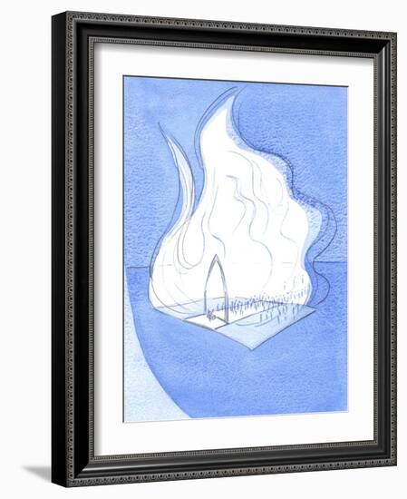 How Glorious is the Sacred Space of Our Churches, Where Holy Mass is Offered. How Fervently Ought W-Elizabeth Wang-Framed Giclee Print