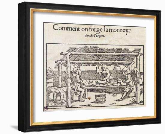How Gold and Silver Coins are Made-null-Framed Giclee Print