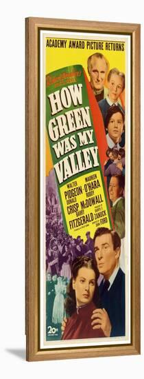 "How Green Was My Valley" 1941, Directed by John Ford-null-Framed Premier Image Canvas