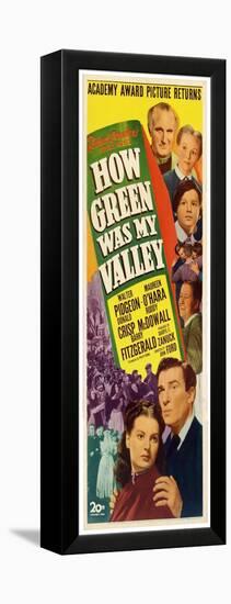 "How Green Was My Valley" 1941, Directed by John Ford-null-Framed Premier Image Canvas