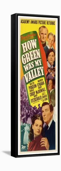 "How Green Was My Valley" 1941, Directed by John Ford-null-Framed Premier Image Canvas