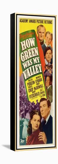 "How Green Was My Valley" 1941, Directed by John Ford-null-Framed Premier Image Canvas