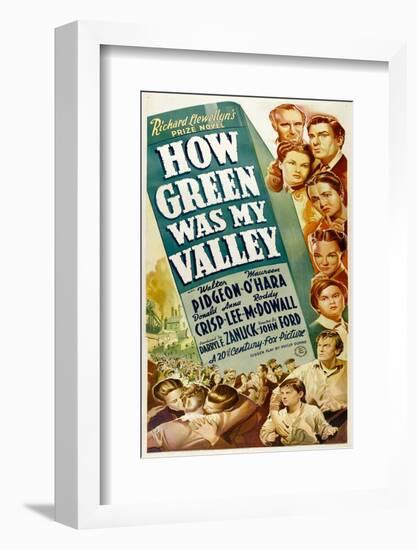 How Green Was My Valley, 1941-null-Framed Photo