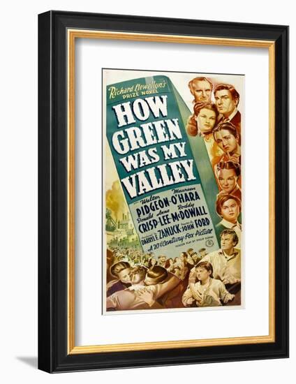 How Green Was My Valley, 1941-null-Framed Photo