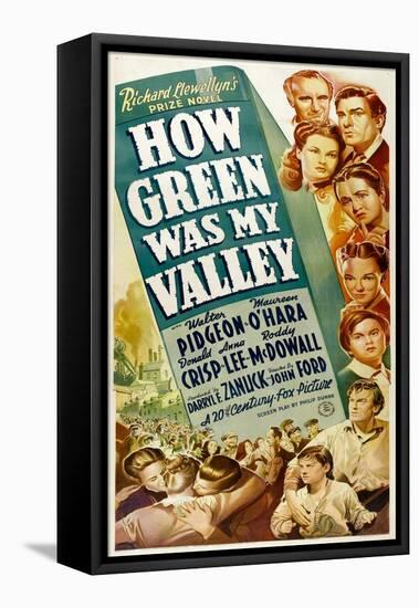 How Green Was My Valley, 1941-null-Framed Stretched Canvas