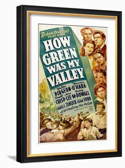 How Green Was My Valley-null-Framed Art Print