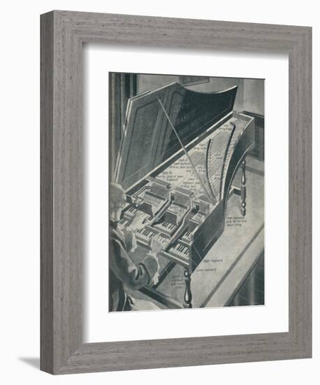 'How Handel's Harpischord Worked', c1934-Unknown-Framed Giclee Print