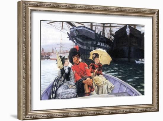 How Happy I Would Be with Both-James Tissot-Framed Art Print