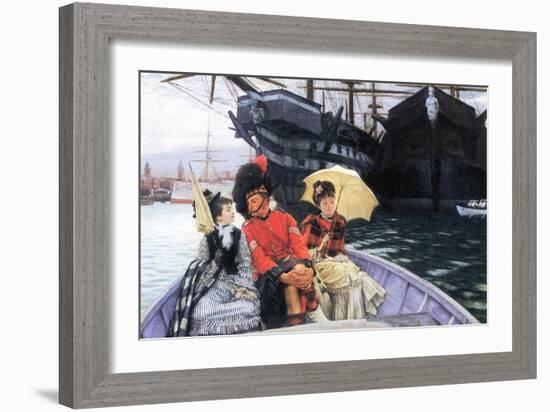 How Happy I Would Be with Both-James Tissot-Framed Art Print