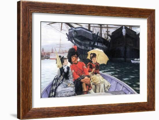 How Happy I Would Be with Both-James Tissot-Framed Art Print