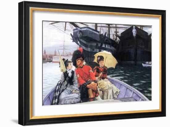 How Happy I Would Be with Both-James Tissot-Framed Art Print