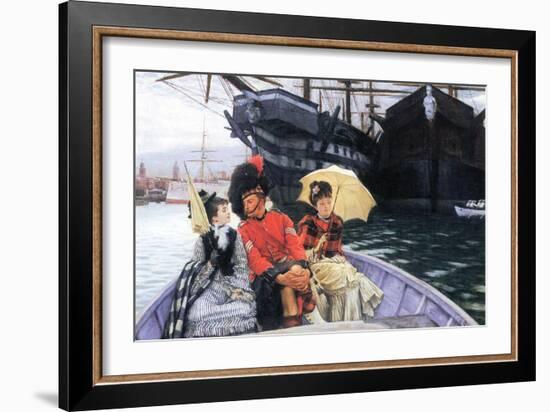 How Happy I Would Be with Both-James Tissot-Framed Art Print