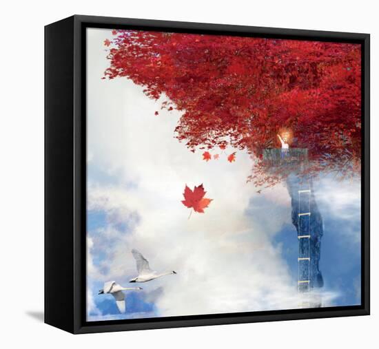 How High Can You Go?-Nancy Tillman-Framed Stretched Canvas