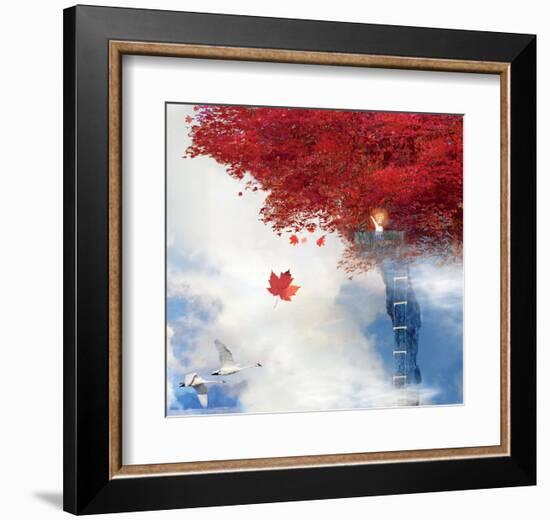 How High Can You Go?-Nancy Tillman-Framed Art Print