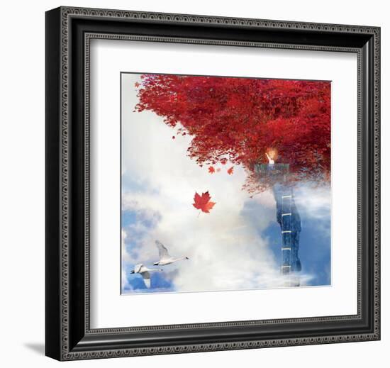 How High Can You Go?-Nancy Tillman-Framed Art Print