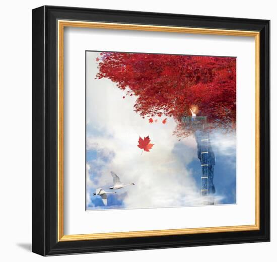 How High Can You Go?-Nancy Tillman-Framed Art Print