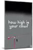 How High Is Your Cow? Grey-Pascal Normand-Mounted Art Print