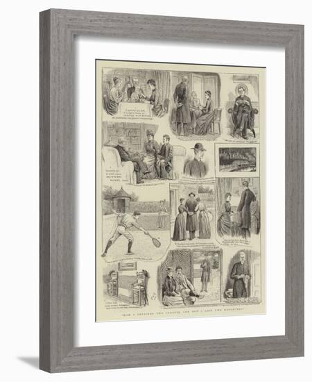 How I Obtained Two Curates, and How I Lost Two Daughters-null-Framed Giclee Print